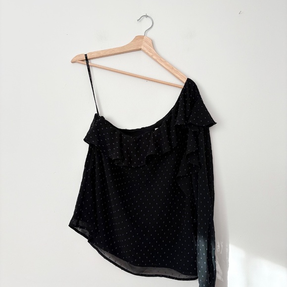 Avec les filles one shoulder ruffle blouse - Picture 3 of 7